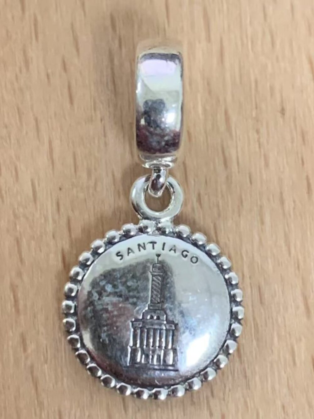 Pandora Santiago Republic Dominicana Pendant, S925 Silver Jewelry Bracelets